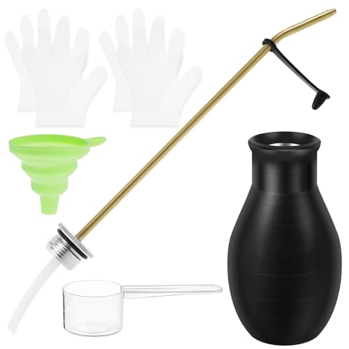Garden Powder Duster, Easy to Use Powder Dispenser, Multipurpose Powder Applicator Dispenser, Stable Handheld Bulb Duster Folding Bulb Duster Sprayer, Diatomaceous Duster for Agricultural Supplies