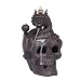 FUNNYBSG Soporte de Incienso de reflujo, Horno de reflujo de sándalo Big Skull Xianglong Backflow Horno de aromaterapia Adornos para el hogar Soporte de Incienso Dargon Cabeza de Calavera Quemador de