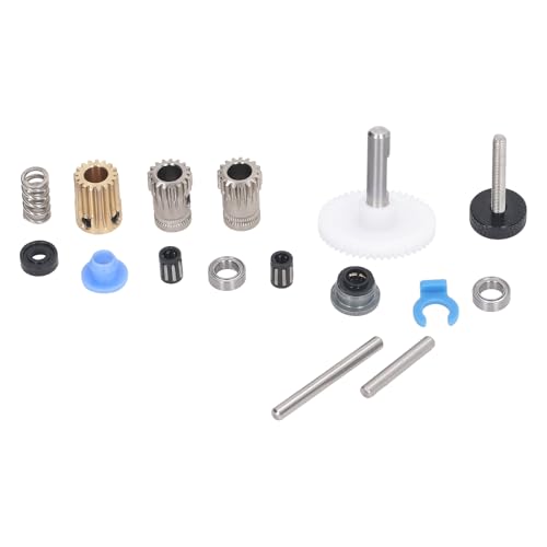 Kit di gruppo estrustore a doppio ingranaggio kit stampante 3d accessori hardware a doppia attrezzatura per voon 0.1 2.4 acciaio in lega 16 pezzi set completo installazione ad