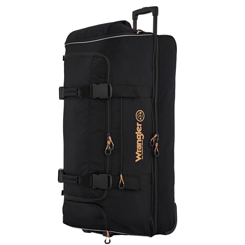 Image of ATG Compass Rolling Travel Duffel Bag, Rich Black, 36-Inch