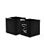 KEF Kube8b 8 Inch 300 Watt Powered Subwoofer (Black)