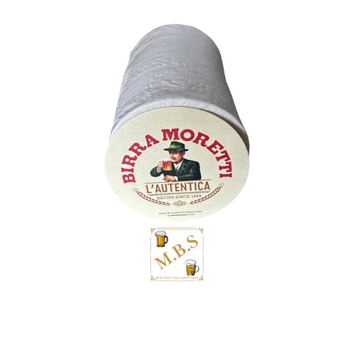 Midlands Bar Suppliers | Birra Moretti Beer Coasters Round Pack of 100