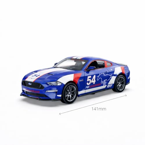 Image of Wizplex MSZ Official Licensed Ford Mustang GT Diecast Model Car 1:32 Scale | Light & Sound | Pull Back Action | Metal Muscle Toy | Collectible Display & Gift