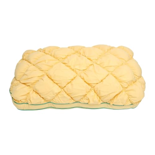 Almohada de cama esponjosa Luocute alta transpirable contra el dolor cervical 2