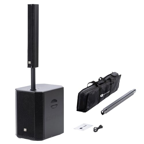 (Expected Launch: Mid-May) EXOTON S-1503 Line Array Column DJ System with 15' Powered Subwoofer...