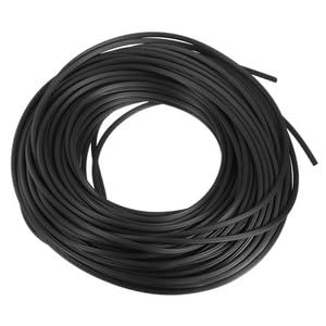 #US Screen Spline 0.19"x100" Round Window Screen Repair Retainer Spline Black