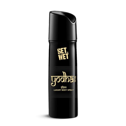 Image of Set Wet Yodha Indian Luxury Body Spray I Long Lasting Body Spray for Men I Manly & Luxury Fragrance for Men, 150ml
