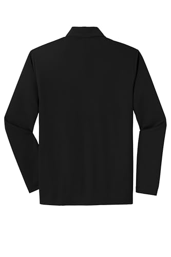 SPORT-TEK Polo Unisex de Manga Larga PosiCharge RacerMesh | Camisa con Cuello para Hombre y Mujer, Ajuste Casual para Trabajo y Golf miniatura 3