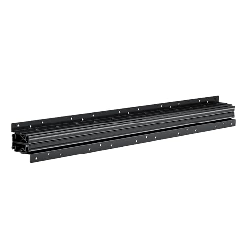 VEVOR Undermount Heavy Duty Drawer Slides, 16 24 32 40 Inch 260 lb Load Capacity Full Extension Ball Bearing Under Stair Cabinet Rails, Bottom Stair Cabinet Glides Track Runners(32inch, Black) - Image 4