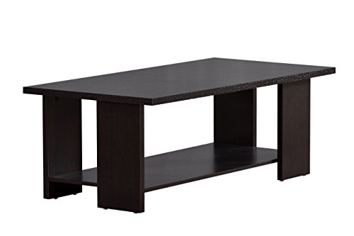 Image of DeckUp Cove-S Engineered Wood Coffee Table (Dark Wenge, Matte Finish)