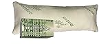 Golden Linens Bamboo Double Standard Full Body Pillow Hotel Quality Shredded Memory Foam with Removable Cover with Zipper - with Cool-Flow Breathable Cooling- 16' X 48' Body Pillow
