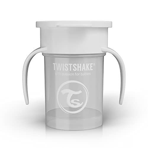 Twistshake 360 Cup, White, Single Pack