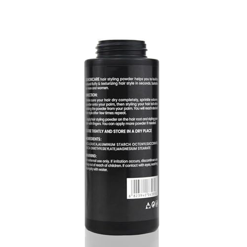 SOVONCARE Puder do stylizacji włosów, puder do stylizacji, naturalny wygląd, tekstura włosów, pudrowa objętość, matowe w