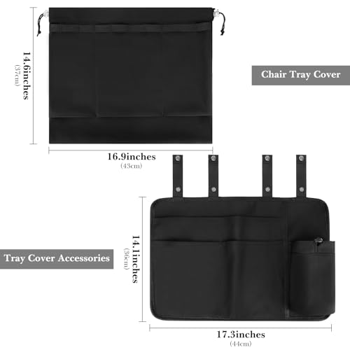 Linkidea Airplane Tray Table Cover with Under Desk Attachment Set, Travel Accessories for Seat Back Organize & Personal Item Storage, Washable Flight Accessories with Water Bottle Holder by Linkidea - Used condition - Image 2