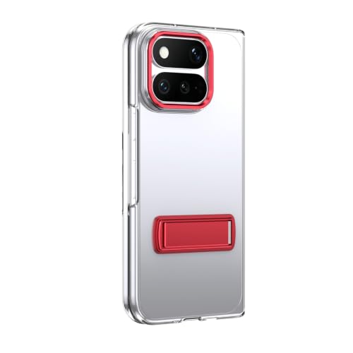 KOOLRIVER�E�݊��i Pixel 11 Pro Fold �Ή� �P�[�X �N���A �J�o�[ �O�ʋ����K���X ���b�L ���� �����K���X+�v���X�`�b�N �X�^���h�@�\ �V���v�� ������ �������(���b�h) [���s�A���i]