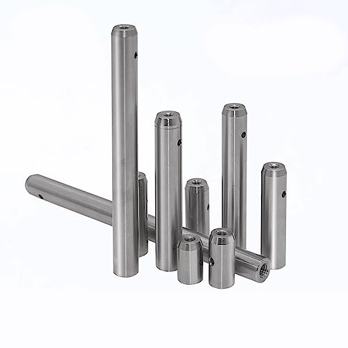 Stainless Steel Optical Extension Rod, 12mm Diameter Optical Extension Rod, Optical Thread, Precision Optical Fasteners, Upper Threaded Hole M4, Bottom Threaded Hole M6-5 pcs (150mm Length)