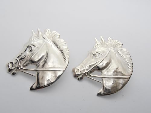 Boucles d'oreilles cheval clous argent 925 passion équitation - 2