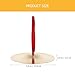 NUOBESTY Finger Cymbals Pair 5.90 Inch Copper Handheld Cymbals for Kids Music Training Belly Dancing Portable Percussion Instrument