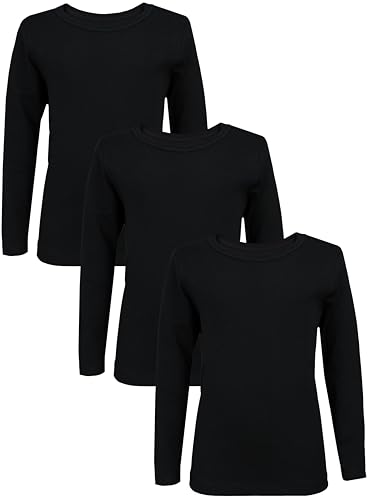 TupTam Langarmshirt Kinder – 3er Pack Unterhemden Jungen &...
