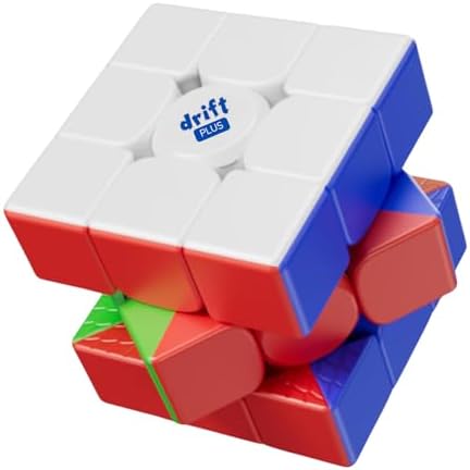 Cubelelo Drift 3M Plus v2 3x3 (MagLev) Speedcube (New Upgraded Version) | Ultra-Smooth Magnetic Leviation for Fast Solves | Perfect Brain-Teasing Puzzle for Kids & Adults