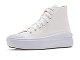 Converse Move Platform Hi Zapatillas Blancas para Mujer-UK 5 / EU 37.5