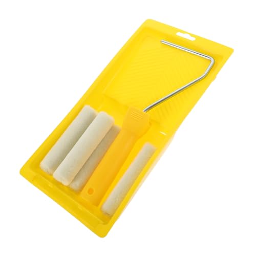 KITANDOVE 4-Zoll-farbroller-wandmalerei-Set Ersatzrollen-Set Tablett Und Für Heimdekoration Innenanstrich Trockenbau