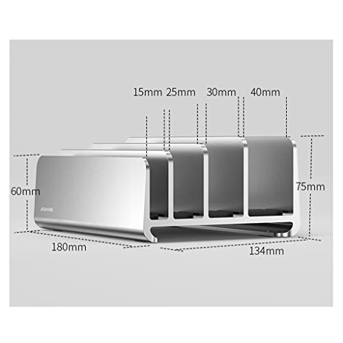 Soporte para computadora portátil con base vertical multifuncional que ahorra espacio 3