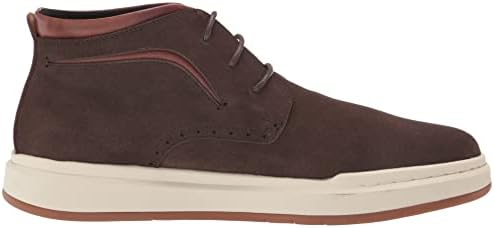 Stacy Adams Men's Corbin LACE UP MID Sneaker, Mushroom Suede, 10 | Image 5