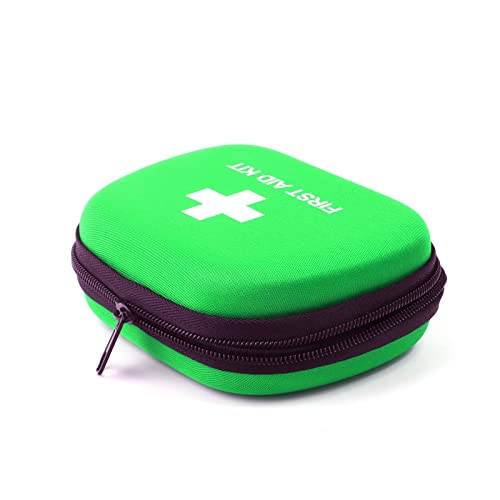 Jipemtra First Aid Hard Case Empty, Green EVA Hard Shell Medical Case for Home Health Emergency Responder, Camping, Outdoors - Image 4
