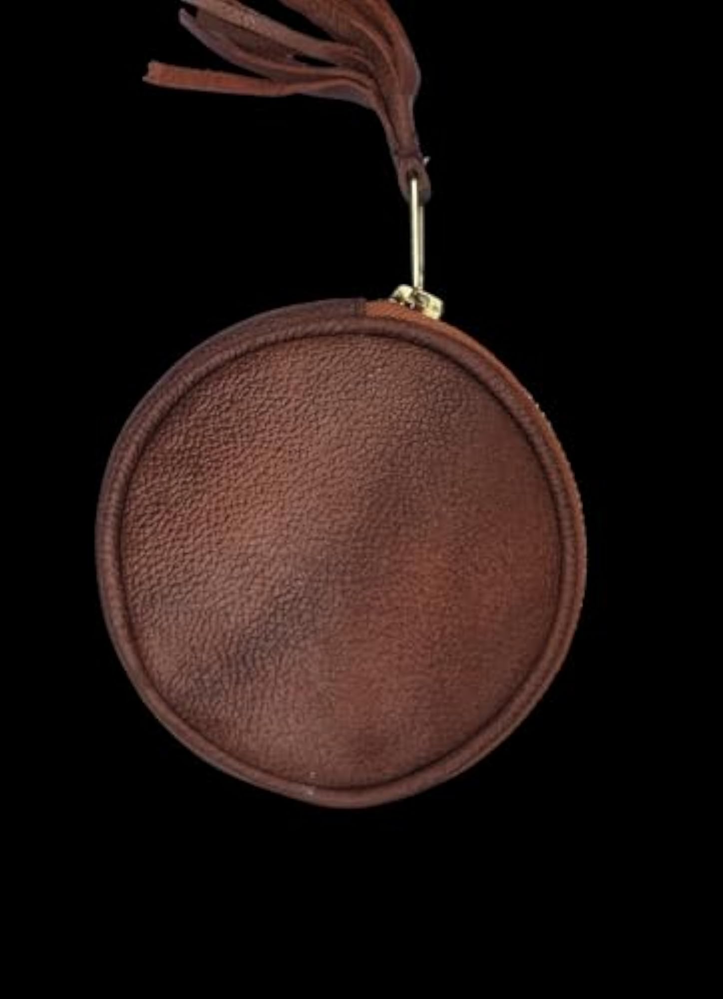 Travel Leather Jewellery Organiser with Zipper