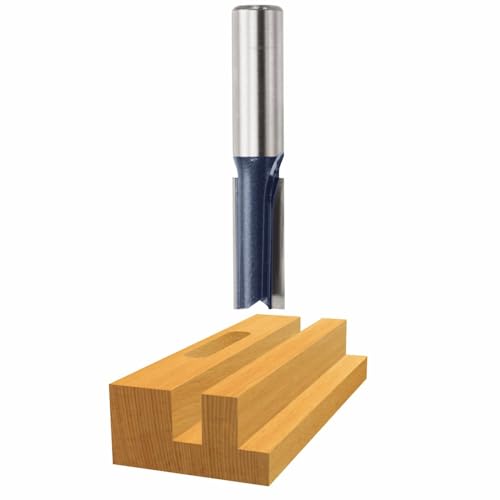Bosch 85242M 1/2 in. x 1-1/2 in. Carbide Tipped 2-Flute Straight Bit - image 1