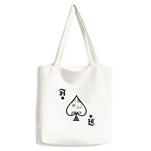 Sac à main lavable anti-tache orange vert plantes et poker