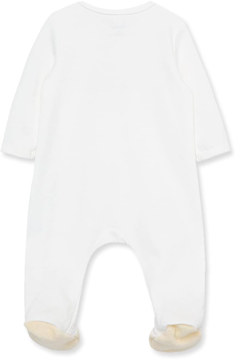 Little Me Clothes for Baby Gender Neutral 100% Cotton Scratch-Free Tag Footed One-Piece Romper Sleeper, Preemie to 9 Months - Image 2