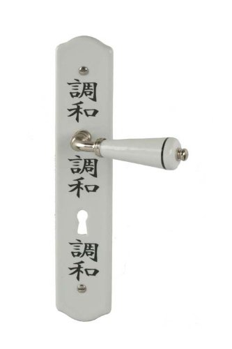 Poignée de porte Zen en porcelaine de Limoges pour remplacer vos poignées usées