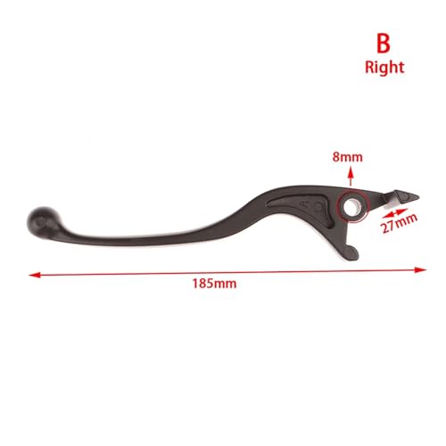 Levier de frein hydraulique gauche noir pour scooter de type B - 3