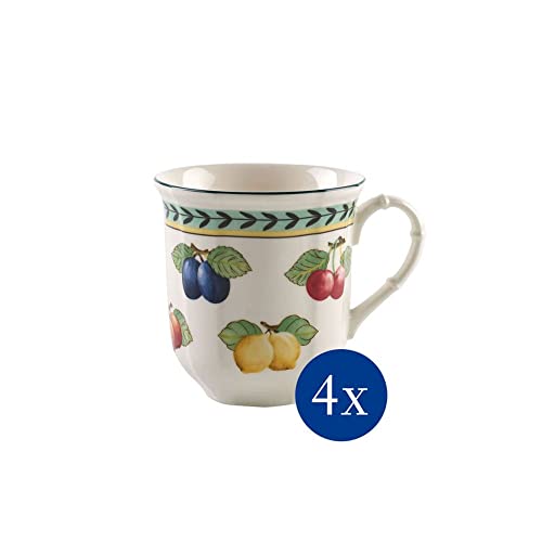 Villeroy & Boch French Garden Fleurence Mug, Set of 4, 11oz