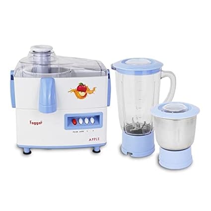 Blue Juicer Mixer Grinder 500W with 2 Jar