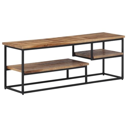 ShGaxin 358518 Meuble TV en teck massif recyclé 110 x 30 x 39 cm