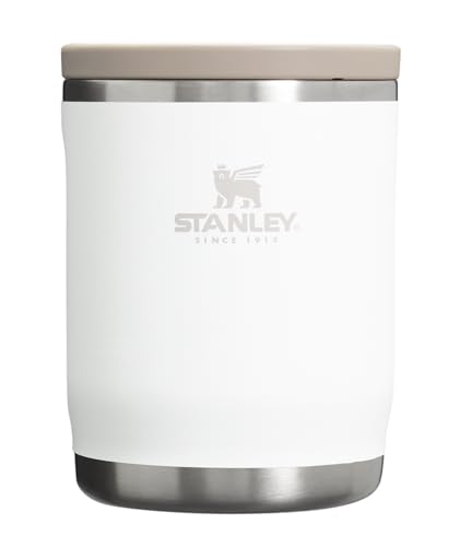 Stanley Adventure To-Go Food Jar 18 oz | Vacuum Insulated Food Container | Wide Mouth Screw On Lid | Packable for Travel | Stainless Steel with Leakproof Lid | BPA-Free | Frost