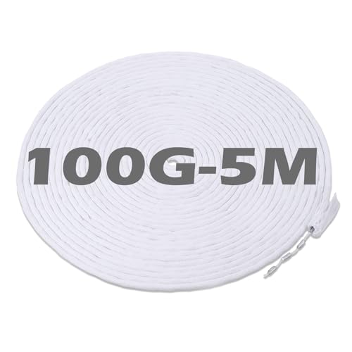 Kssvzz 5m Curtain Heavy Lead Weight Tape, 100g per Metre, White, 1 Piece, Curtain Weight, Curtain Fastener