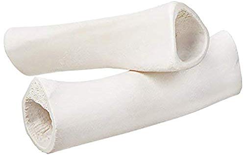 White Dog Bones (10 Pack) - [5-6  Long] Natural Bulk Femur Beef Dog Dental Treats & Chews, Made in USA, American Made, Shin Femur Cleaned Bone