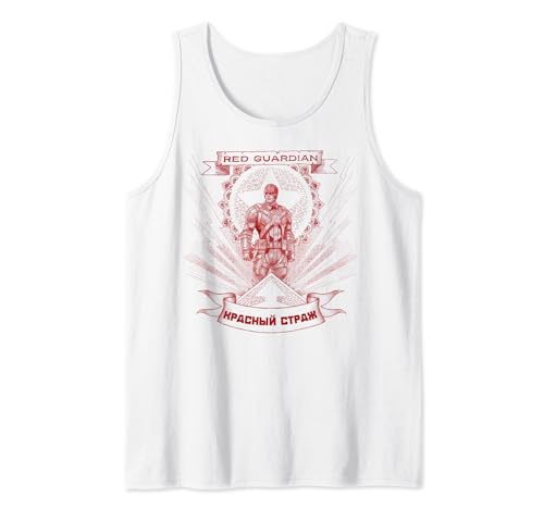 Débardeur Marvel Black Widow Red Guardian en coton léger pour éviter la chaleur