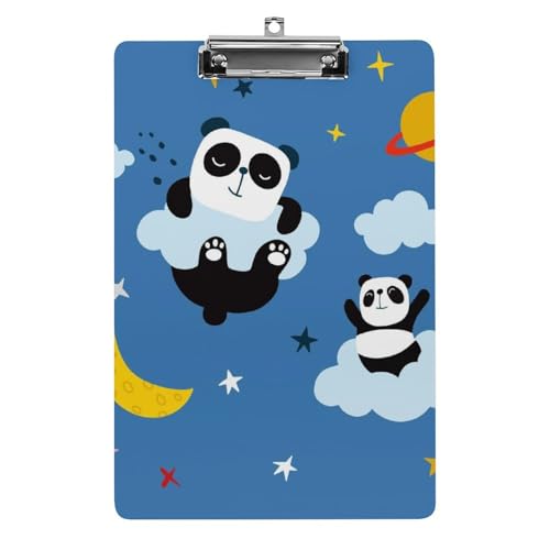 Planchette A4 Panda Nuage pour écrire debout sans table