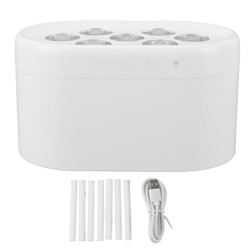 Difusor Aromático Eléctrico con Agua, Timer y Luz Dinámica