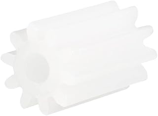 DMiotech 20 Pack 10 Teeth Plastic Gears Model 102A Reduction Gear Plastic Worm Gears for DIY Craft Subjects