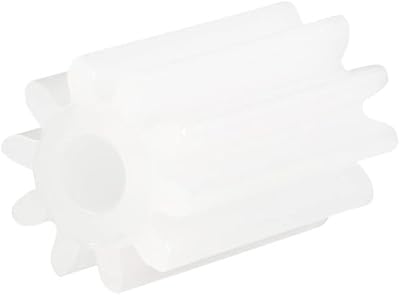 DMiotech 20 Pack 10 Teeth Plastic Gears Model 102A Reduction Gear Plastic Worm Gears for DIY Craft Subjects