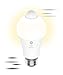 GE LED+ Motion Sensor LED Light Bulbs, 12W, Outdoor Security Lights, A21, Warm White (2 Pack)