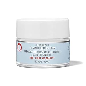 First Aid Beauty Firming Cream with Peptides, Niacinamide + Collagen – Day & Night Anti-Aging Face Moisturizer – 1.7 fl oz