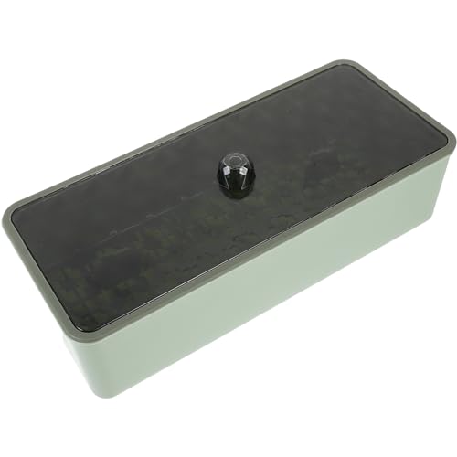 HOLIDYOYO Scatola Per Posate Scolapasta in Plastica Sicura, Portautensili Compatto Color Verde Menta, Organizer Di Posate Da Banco Per Cucina e Tavola Domestica