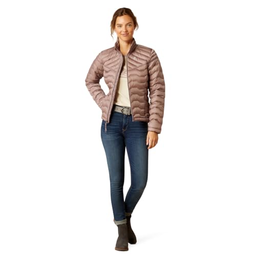 Ariat Womens Ideal Down Purple Love Jacket3